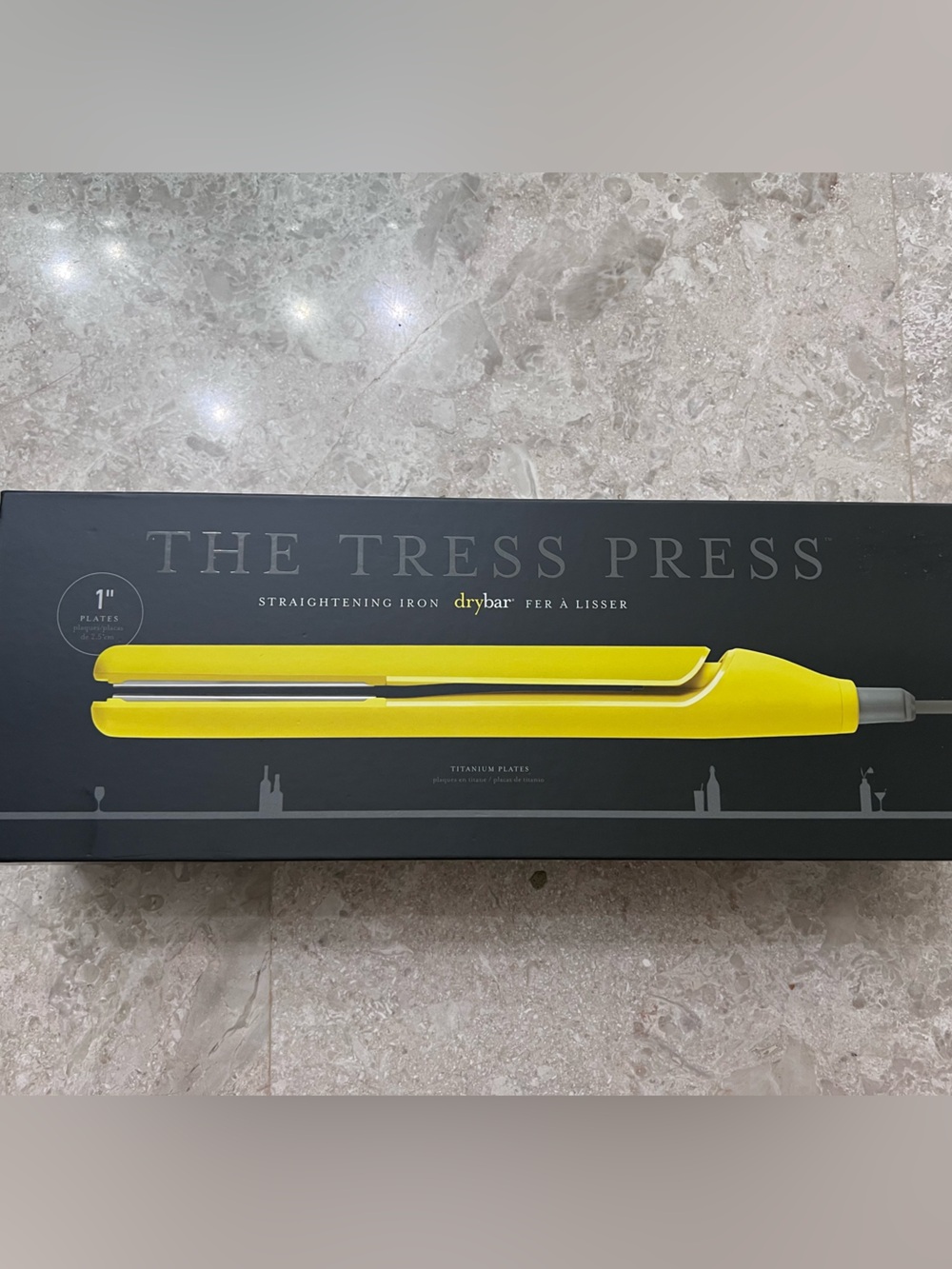 Drybar Yellow The Tress Press Hair Straightening Iron